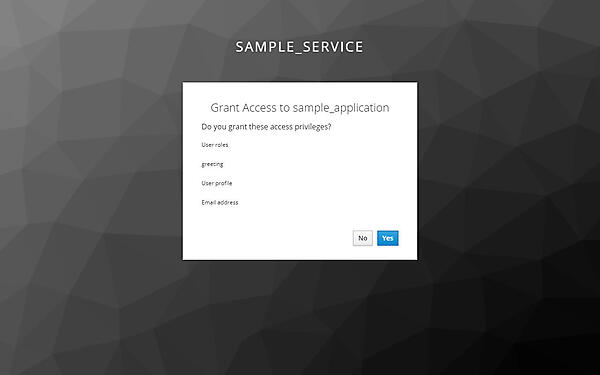 図15：同意画面