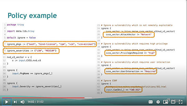 OPAのポリシーのサンプル