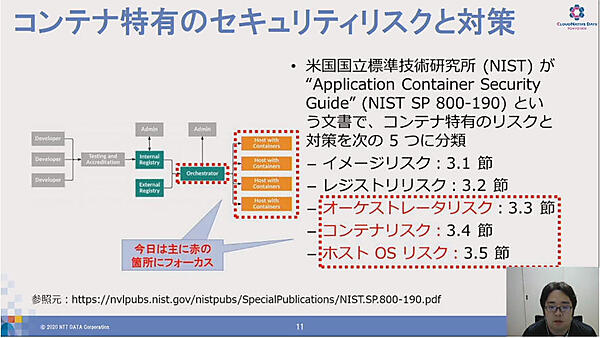 NISTの定義の内、どこにフォーカスして解説するのか？を説明