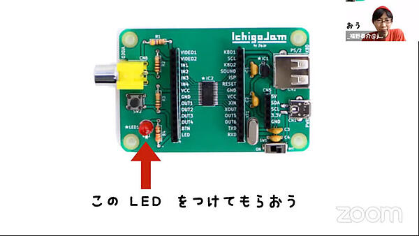 LEDを点灯させる