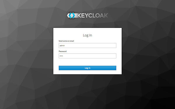 図4：Keycloakログイン画面