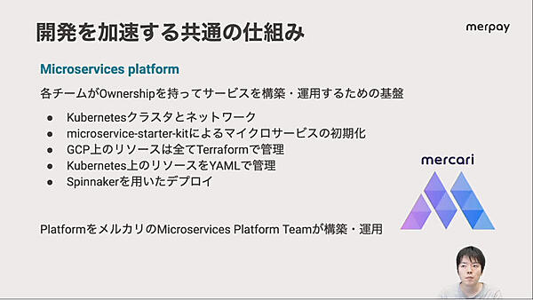 GCP上の共通基盤を利用