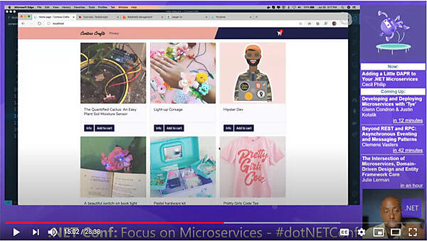 Phillip氏によるECサイトのデモ