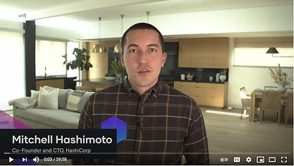 Waypointを紹介するCTOのMitchell Hashimoto氏