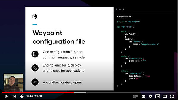 一つの構成ファイルでビルド、デプロイ、リリースまでが定義されている