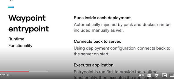 ランタイムの機能を果たすEntrypoint