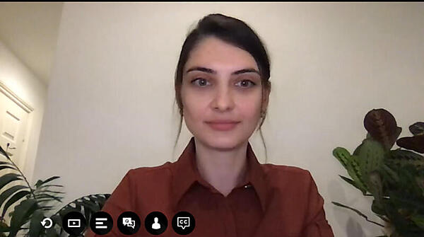 質問に答えるKatie Gamanji氏