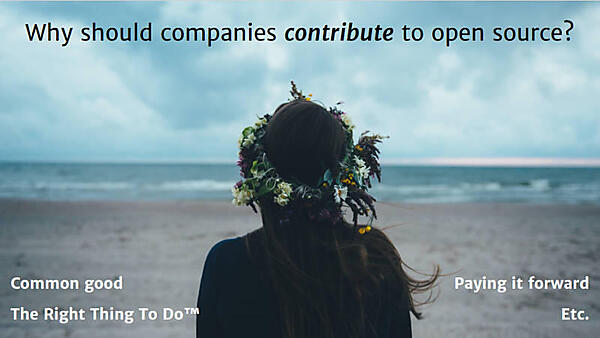 どうしてオープンソースソフトウェアに貢献しなければいけないか