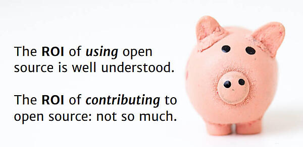 オープンソースソフトウェアに貢献するROIはあまり認知されていない