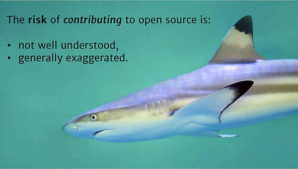 オープンソースソフトウェアに貢献するリスクは過大評価されている