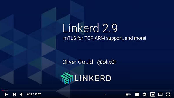 Linkerd 2.9を紹介するのはBuoyantのOliver Gould氏