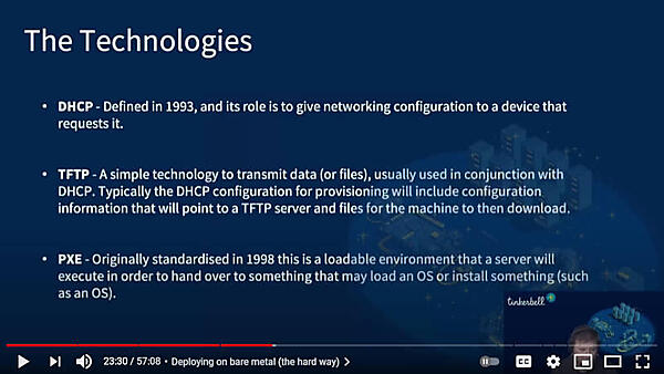 ベアメタルのデプロイを可能にした技術DHCP、TFTP、PXE