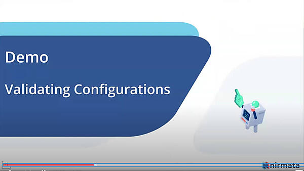 構成のValidationを行うデモを開始