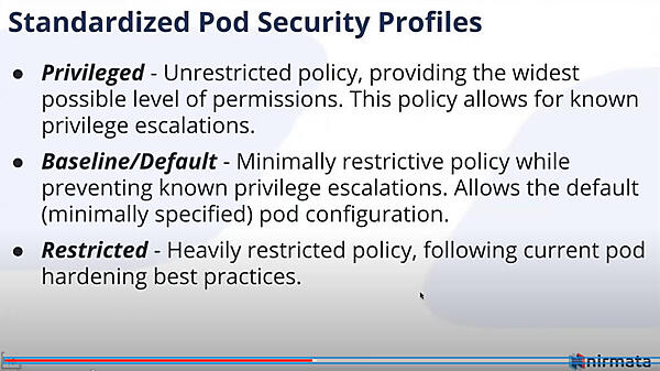 新しいPodセキュリティの解説