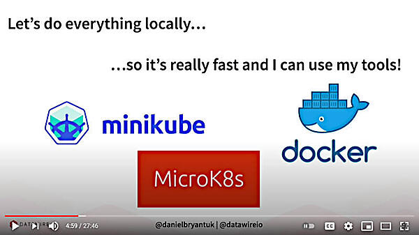 ローカルにKubernetesクラスターを用意して開発する？