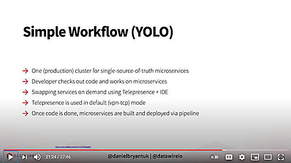 シンプルな組織の場合は本番環境でTelepresenceを利用
