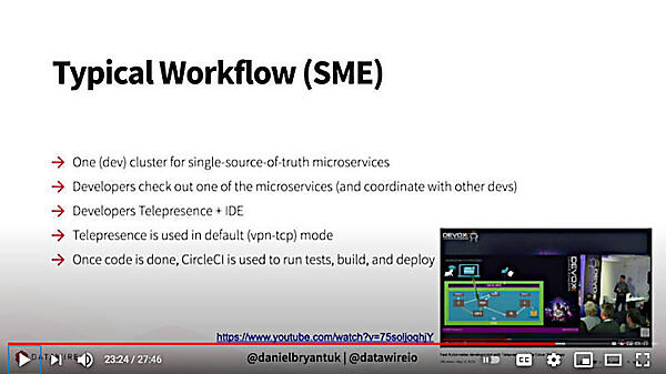 この例では開発環境と本番環境が分離されている