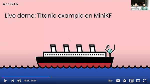 MiniKFをデモで紹介