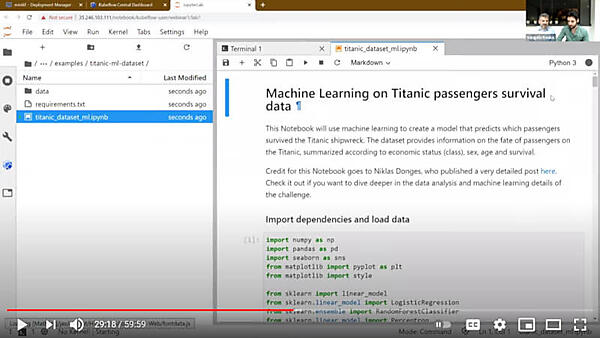 タイタニック号の生存者を予測するモデルを実行