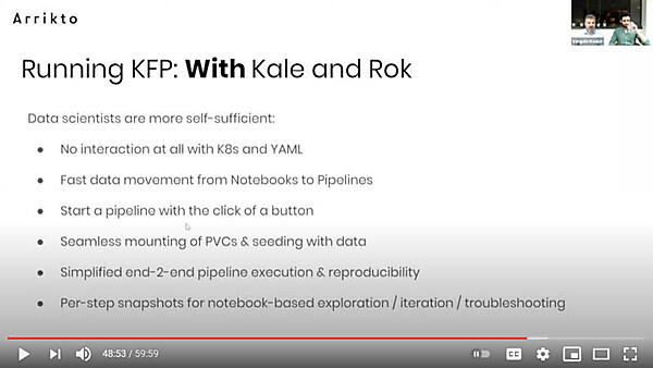 Kubeflow＋Kale＋Rokの利点