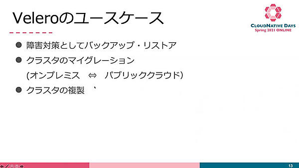 Veleroのユースケース