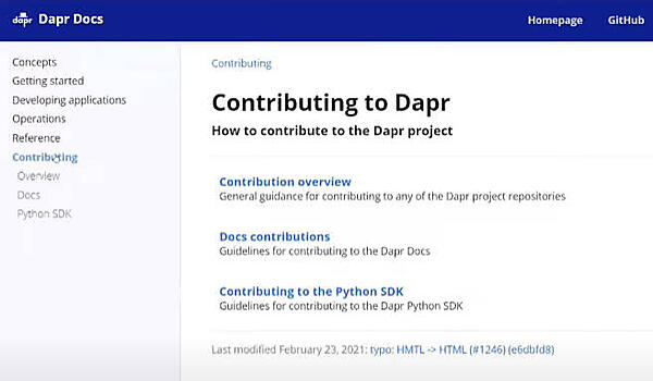 Daprコミュニティに対する貢献の方法を解説