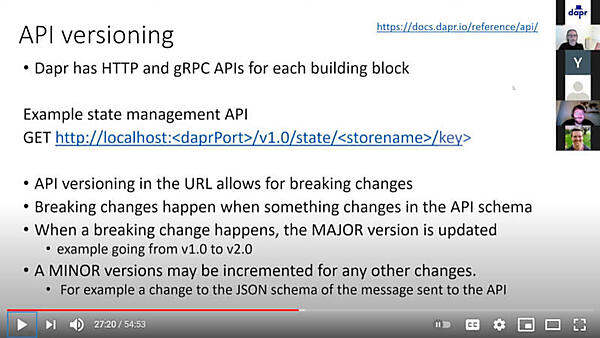 APIのバージョンについても解説