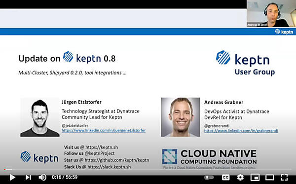 Keptnのユーザーグループコールから紹介