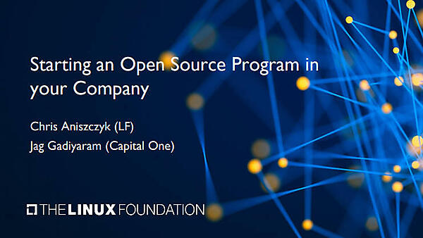 「あなたの会社でOSPOを始める方法」というタイトル