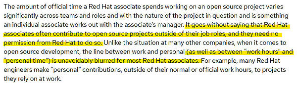 自分の仕事に関係のないOSSへの参加に許可は不要