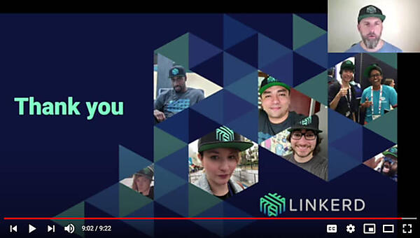 コミュニティに謝意を述べてセッションを終えた