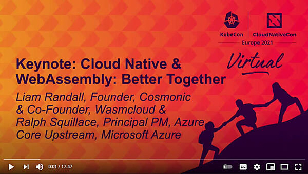 キーノートに登場したWASMセッション