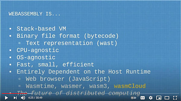 WebAssemblyはスタックベースの仮想マシンでありバイナリーフォーマット