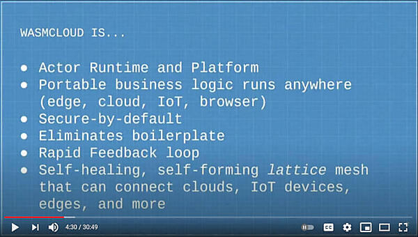 wasmCloudはアクターモデルのためのプラットフォーム