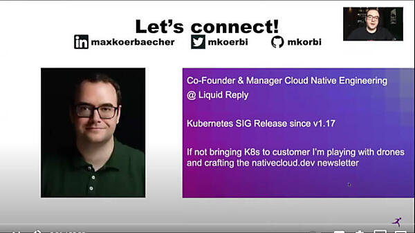 Körbächer氏の自己紹介