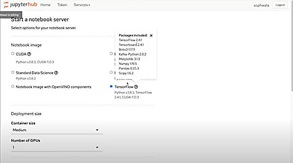 JupyterHubを使ってモデルを開発