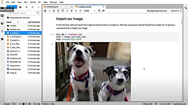デモ用のイメージデータをロード