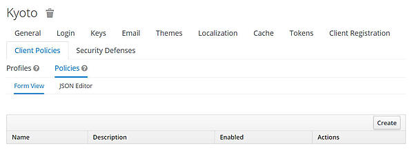 図4：Policyの一覧