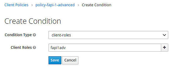 図8：Condition : Client Role &quot;fapi1adv&quot;が付与されたクライアントからのリクエスト