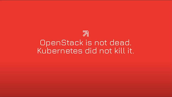 「OpenStackは死んでいないしKubernetesが殺したわけでもない」を訴求