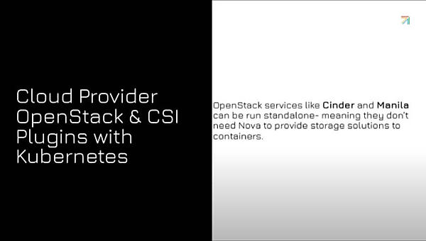 CinderとManilaはOpenStackの一部だがスタンドアロンとしても使える