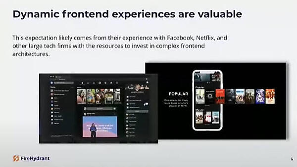 FacebookやNetflixが実装しているユーザーインターフェースが基準