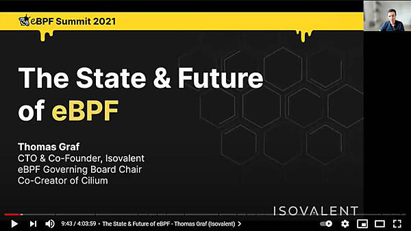 「The State and Future of eBPF」というタイトル