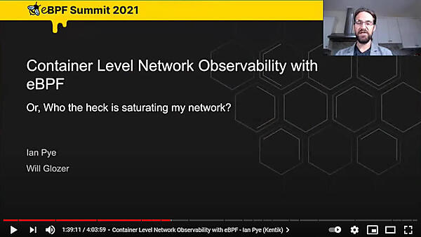 「Container Level Network Observability with eBPF」というセッション