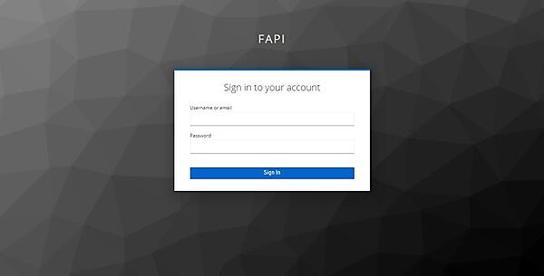 Keycloak でのログイン