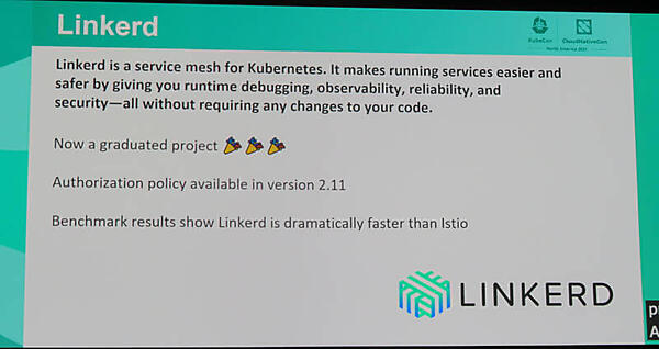 Istioに比べて「劇的に高速」と紹介されたLinkerd
