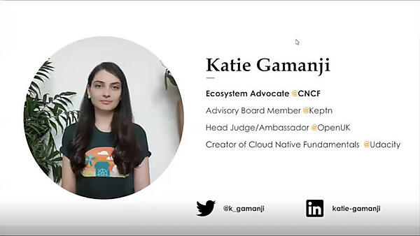 セッションを行ったKatie Gamanji氏