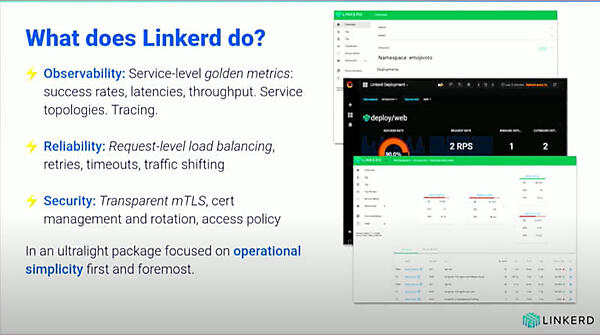 Linkerdの特徴。観測性と信頼性、シンプルさが売り