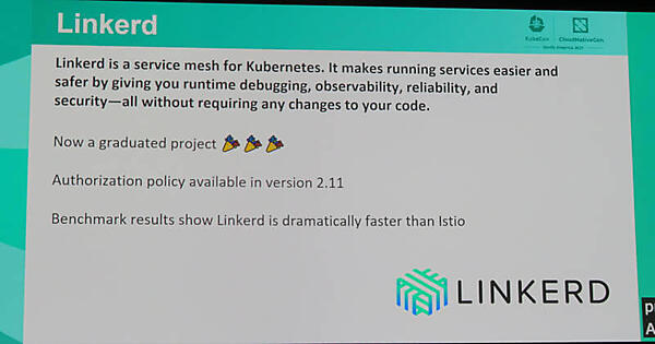 KubeConのキーノートセッションで紹介されたLinkerd