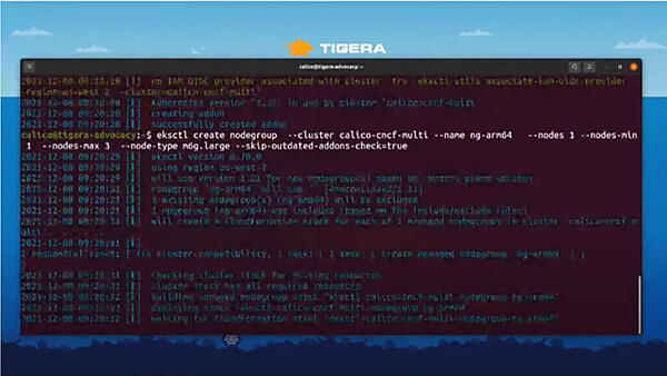 eksctlを使ってARMのインスタンスm6g.largeを立ち上げる